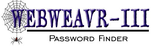 WEBWEAVR-III Password Finder